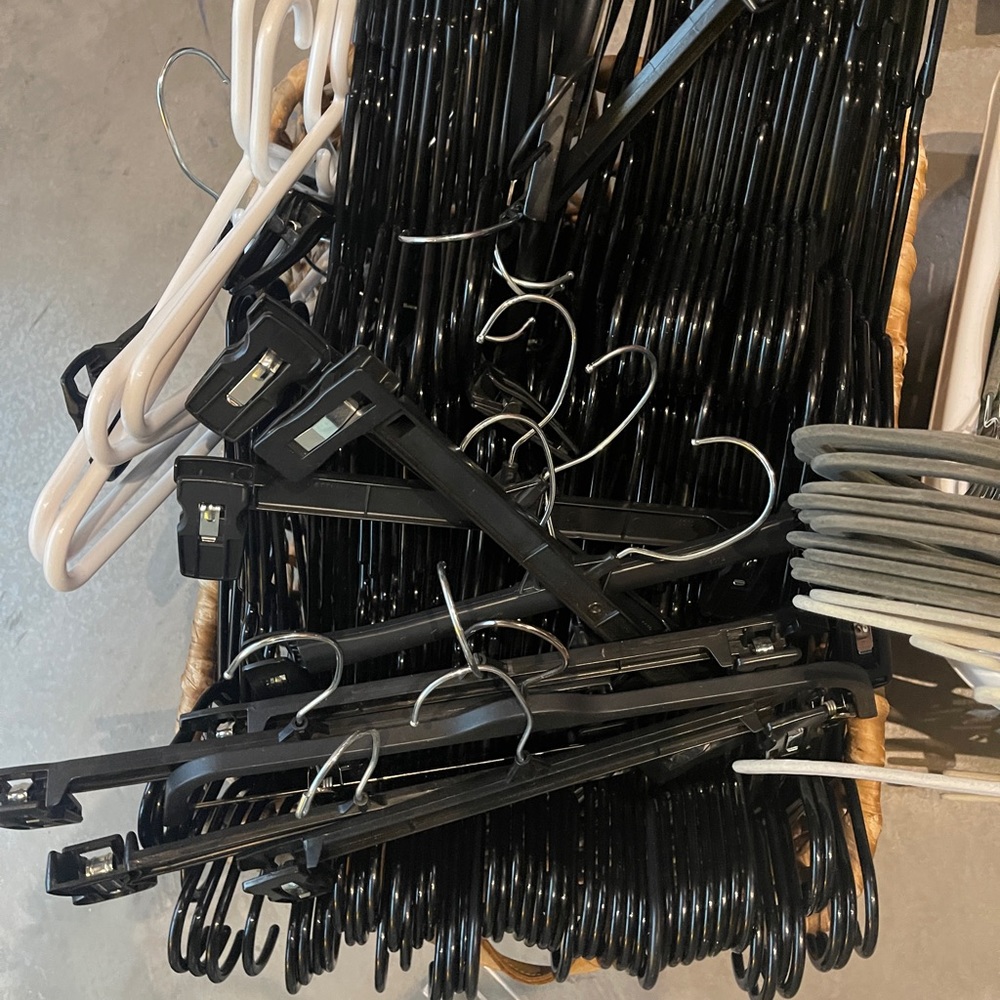 Plastic hangers